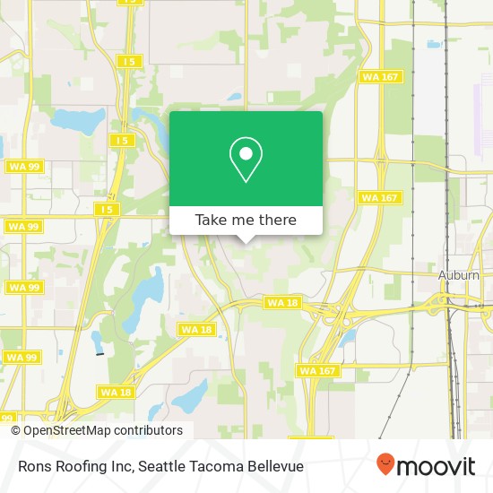 Rons Roofing Inc map