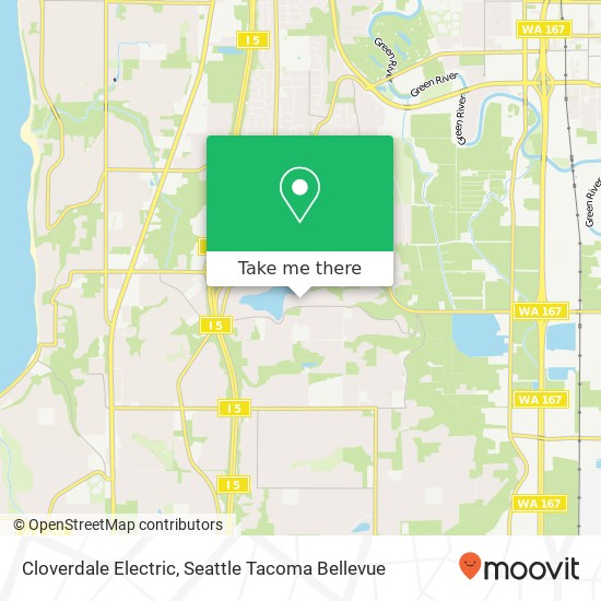 Cloverdale Electric map