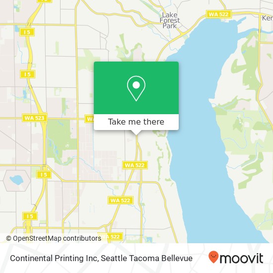 Continental Printing Inc map