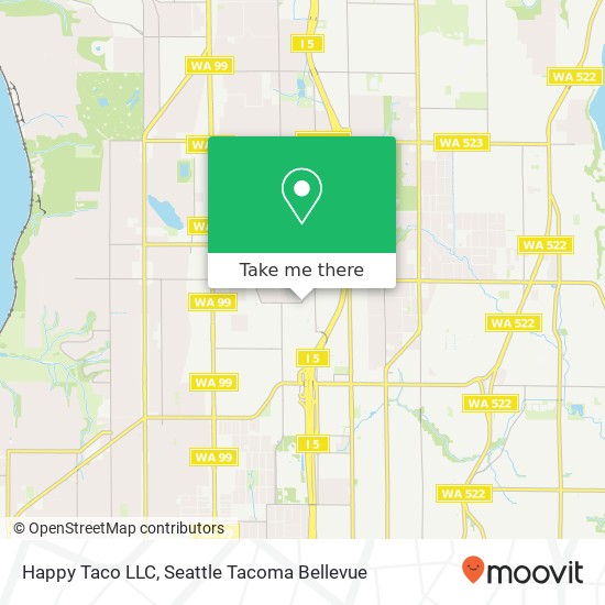 Mapa de Happy Taco LLC