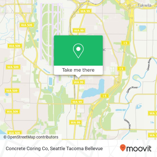 Concrete Coring Co map