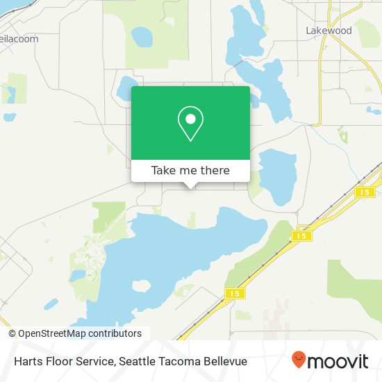 Harts Floor Service map