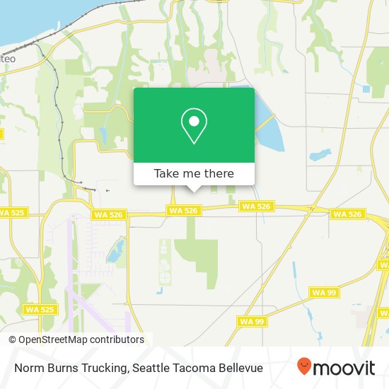 Mapa de Norm Burns Trucking