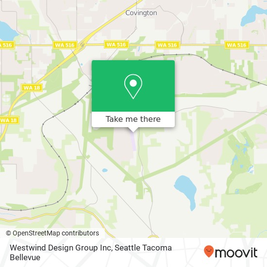 Mapa de Westwind Design Group Inc