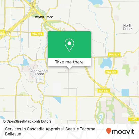 Services In Cascadia Appraisal map