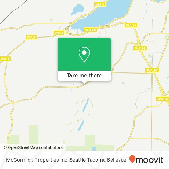 McCormick Properties Inc map