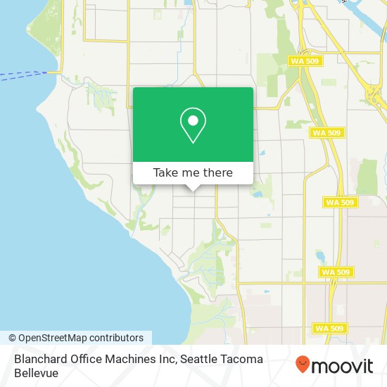 Blanchard Office Machines Inc map