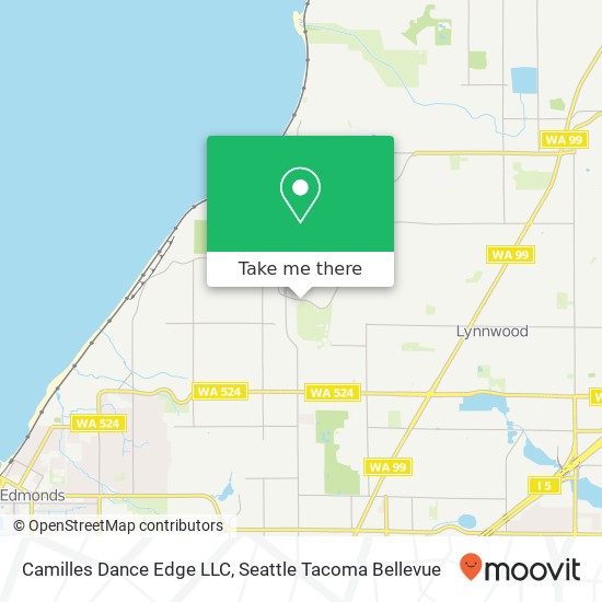 Mapa de Camilles Dance Edge LLC