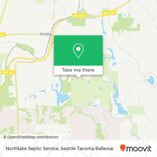 Northlake Septic Service map