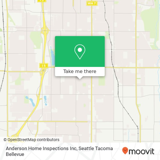 Mapa de Anderson Home Inspections Inc