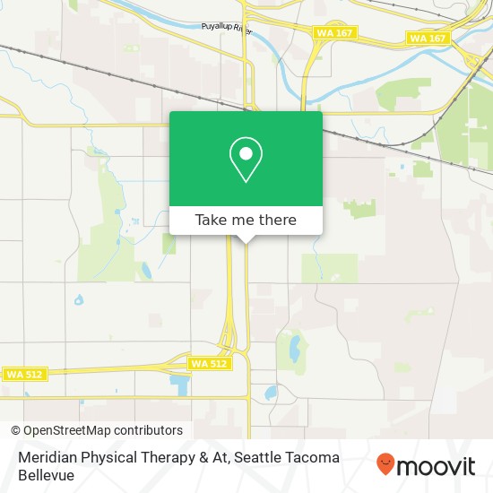 Meridian Physical Therapy & At map