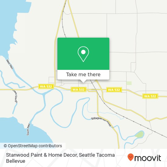 Mapa de Stanwood Paint & Home Decor