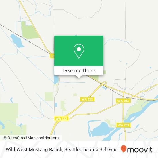 Mapa de Wild West Mustang Ranch