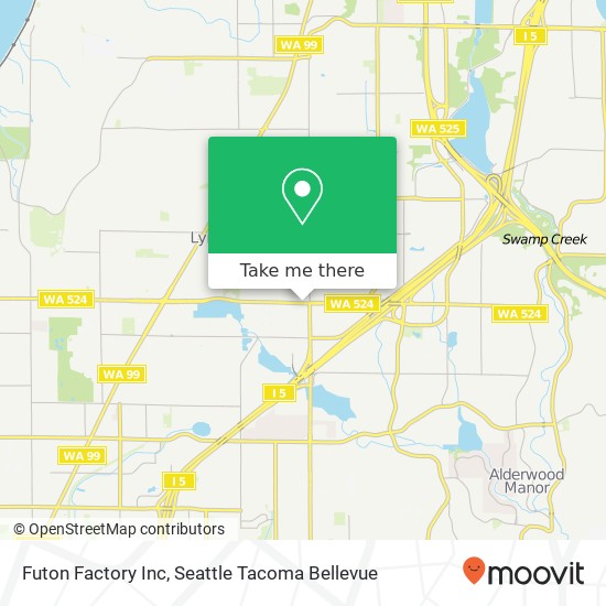 Futon Factory Inc map