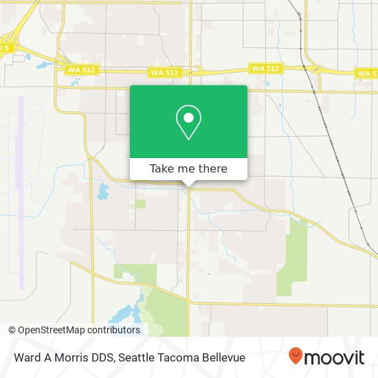 Ward A Morris DDS map