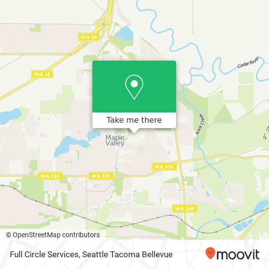 Full Circle Services map