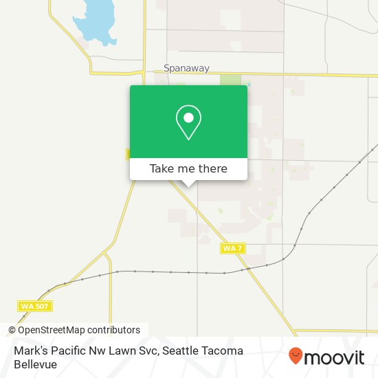 Mapa de Mark's Pacific Nw Lawn Svc