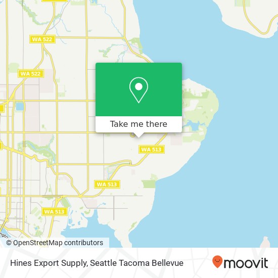 Hines Export Supply map