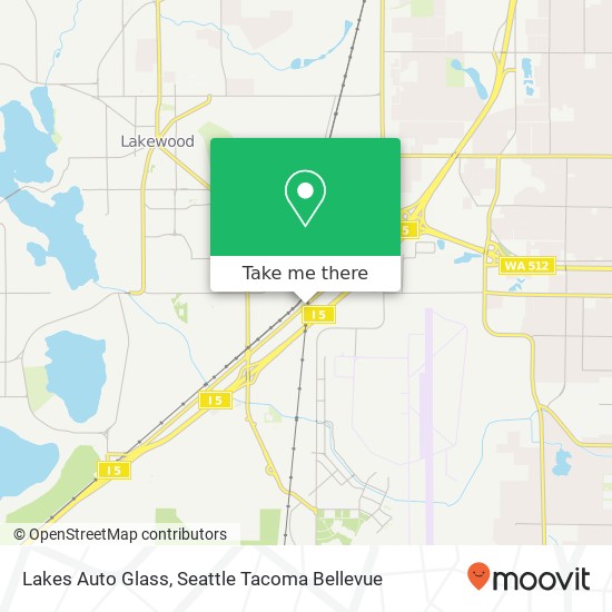Mapa de Lakes Auto Glass
