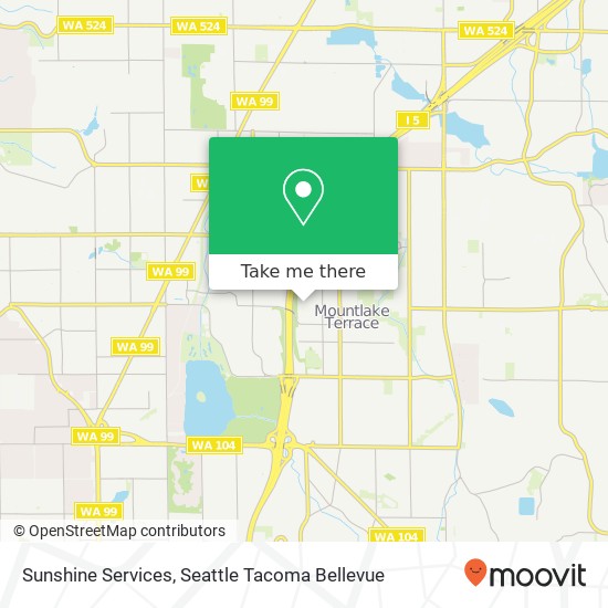 Sunshine Services map