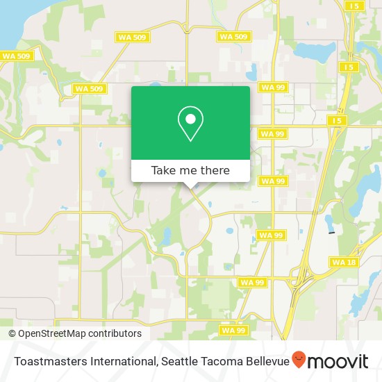 Toastmasters International map