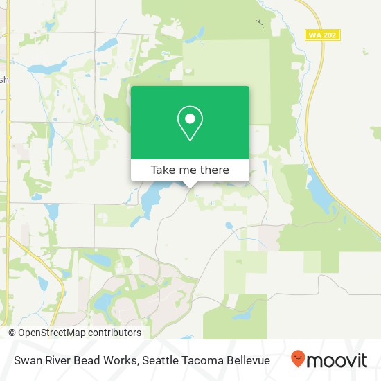 Mapa de Swan River Bead Works