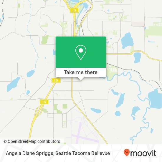 Angela Diane Spriggs map