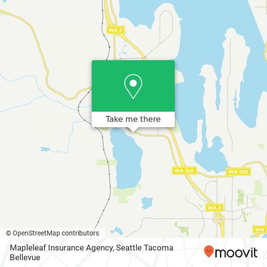 Mapleleaf Insurance Agency map