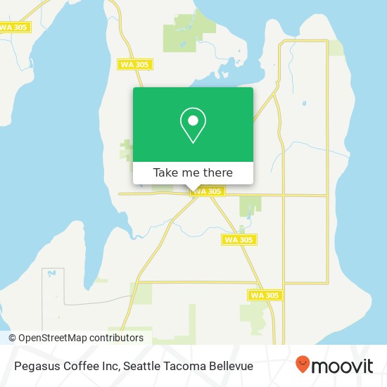 Mapa de Pegasus Coffee Inc