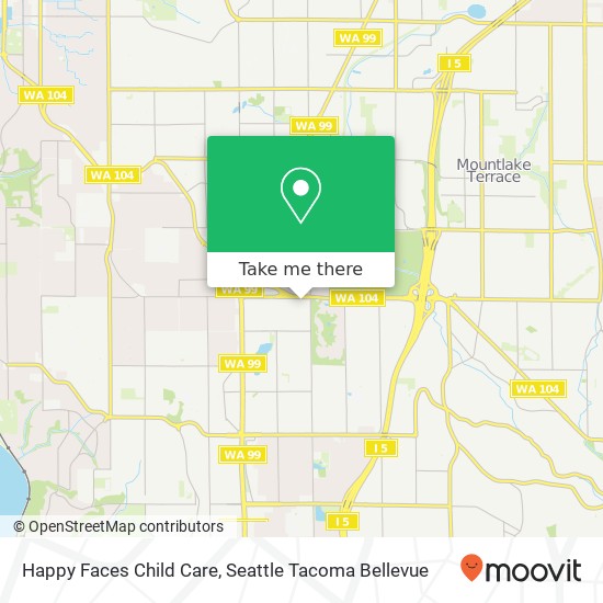Happy Faces Child Care map