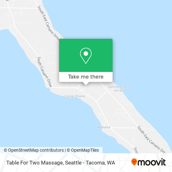 Table For Two Massage map