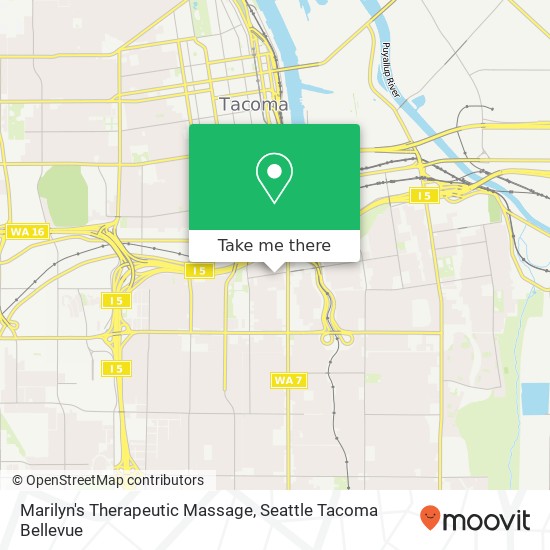 Marilyn's Therapeutic Massage map
