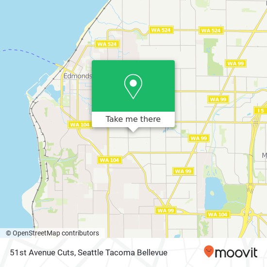 51st Avenue Cuts map