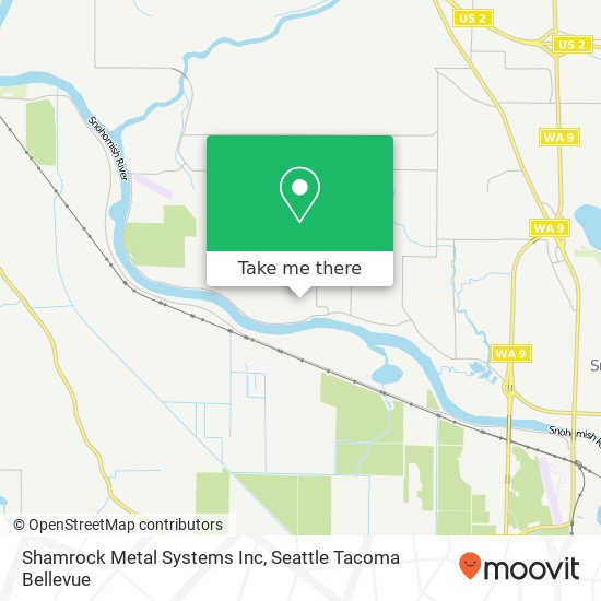 Shamrock Metal Systems Inc map