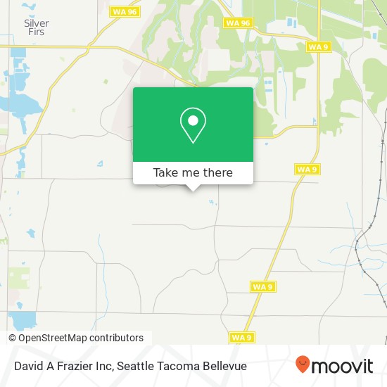 David A Frazier Inc map