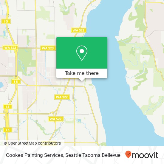 Cookes Painting Services map