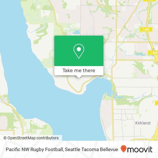 Mapa de Pacific NW Rugby Football