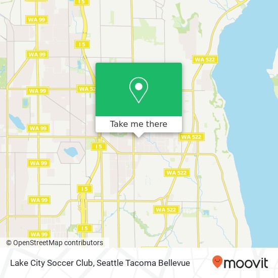 Lake City Soccer Club map