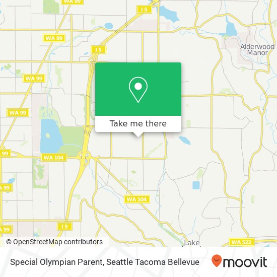 Mapa de Special Olympian Parent