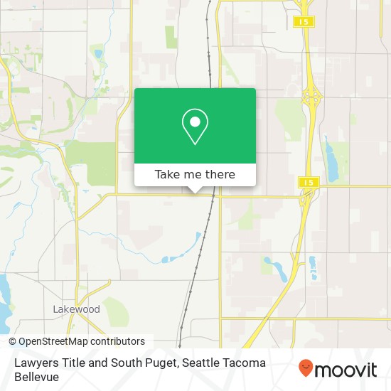 Mapa de Lawyers Title and South Puget