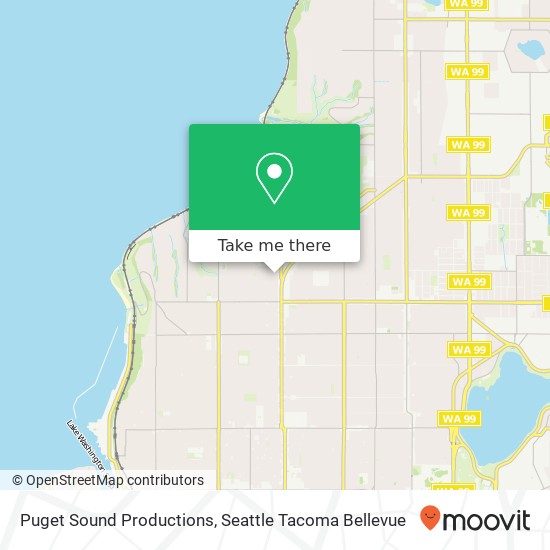 Puget Sound Productions map