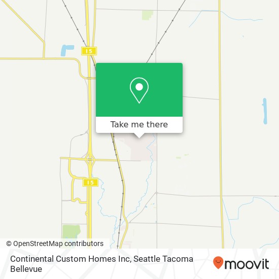 Continental Custom Homes Inc map