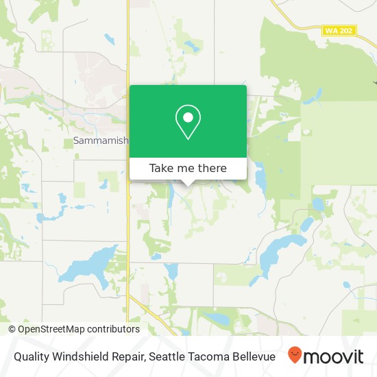 Quality Windshield Repair map