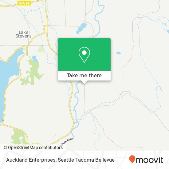 Mapa de Auckland Enterprises