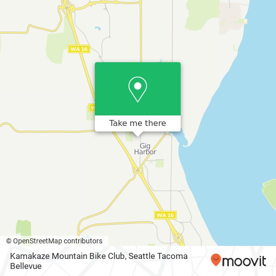 Kamakaze Mountain Bike Club map