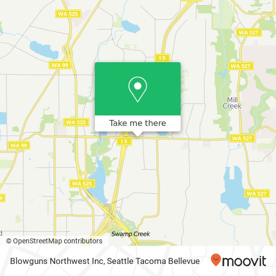 Blowguns Northwest Inc map