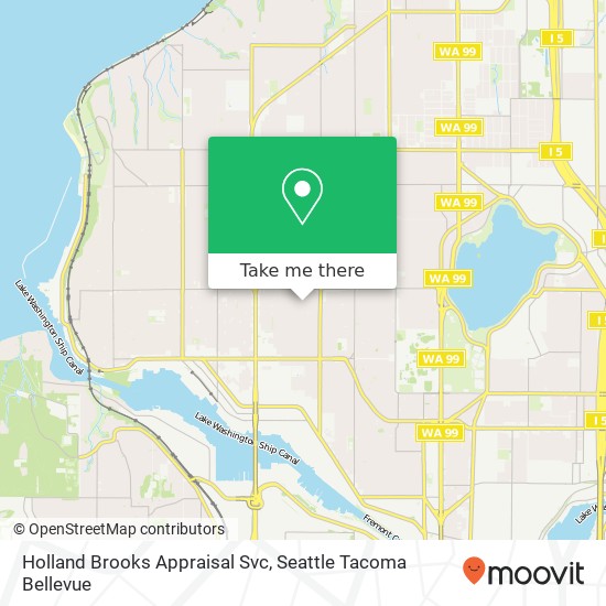 Holland Brooks Appraisal Svc map