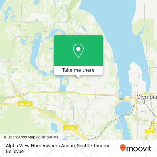 Alpha View Homeowners Assoc map