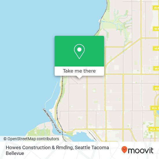 Howes Construction & Rmdlng map