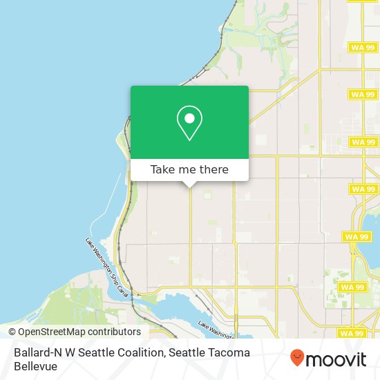 Ballard-N W Seattle Coalition map